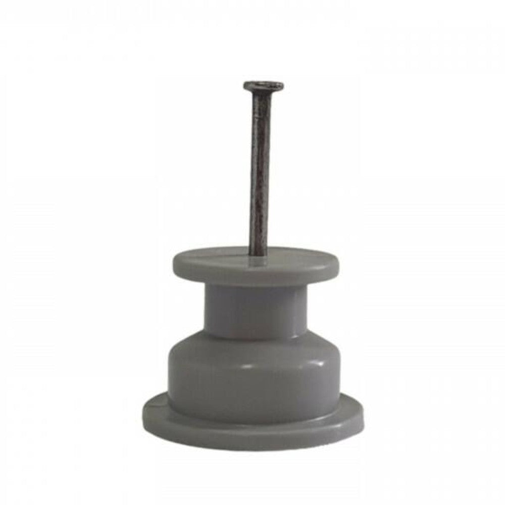 Isolador de pvc 30 x 30 com prego