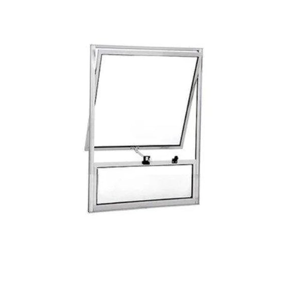 Janela basculante 1 seção 50x50 cm branca classic