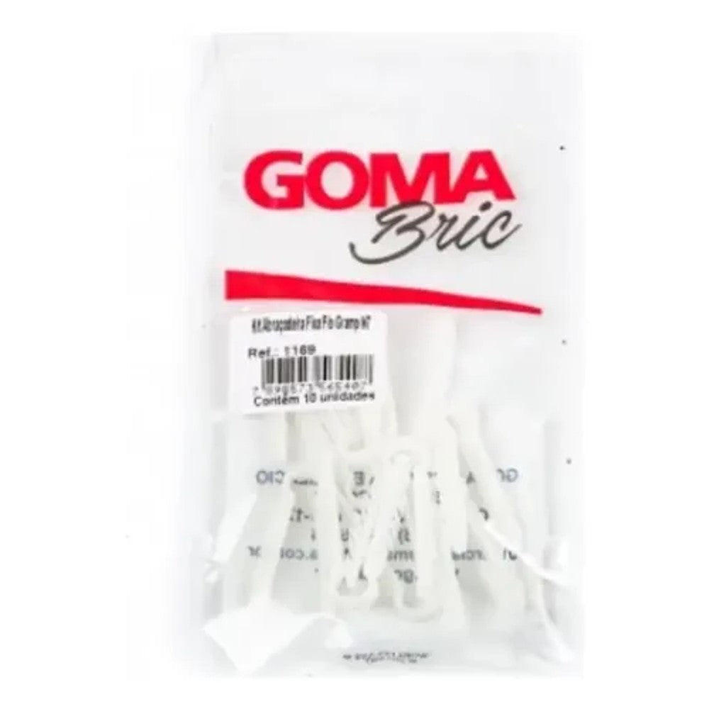 Kit grampo fixador de fio n7 com 10 peças