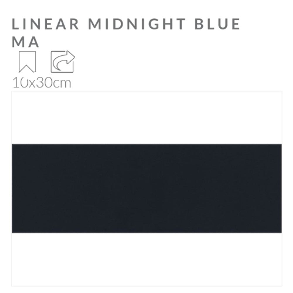 LINEAR MIDNIGHT BLUE MA 10X30