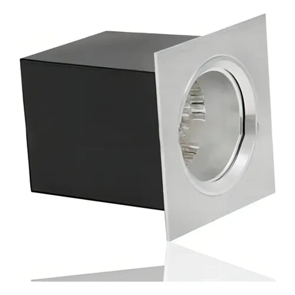 LUMINARIA EMBUTIDO 1CAB QUADR ACO ESCOV BIVOLT