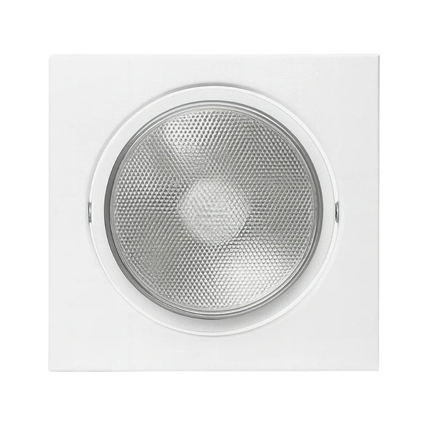 Luminária de embutir quadrada para lâmpada par 38