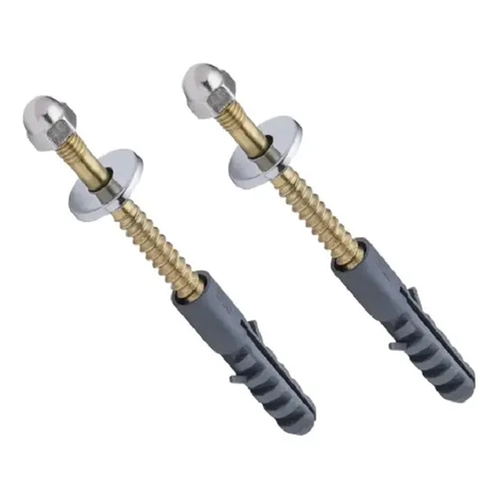 PARAFUSO LATONADO LUXO C BUCHA 8MM 02UN