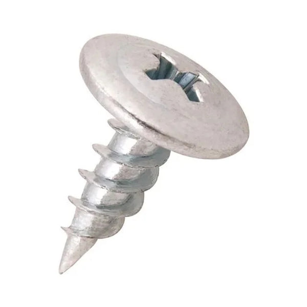 Parafuso para forro de pvc 42x13mm zincado branco