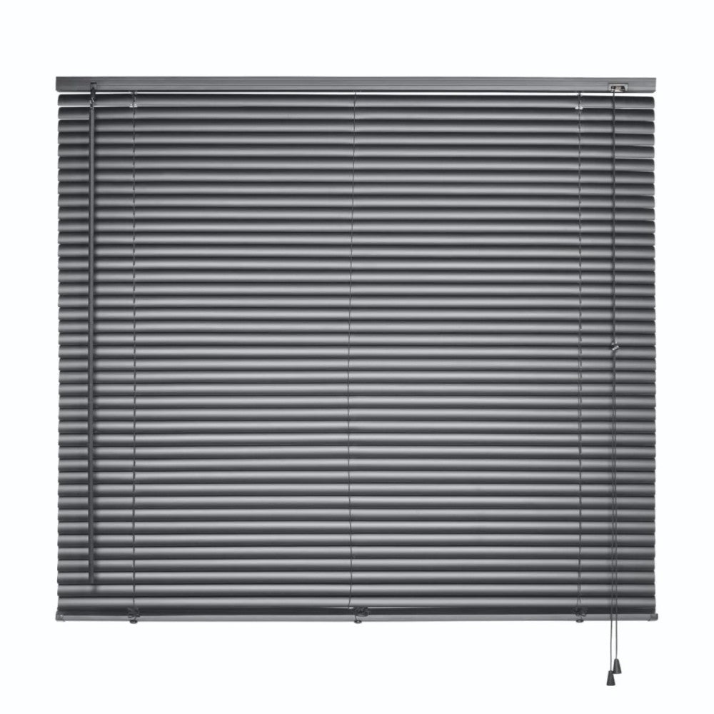 Persiana horizontal em pvc cinza 140x130cm