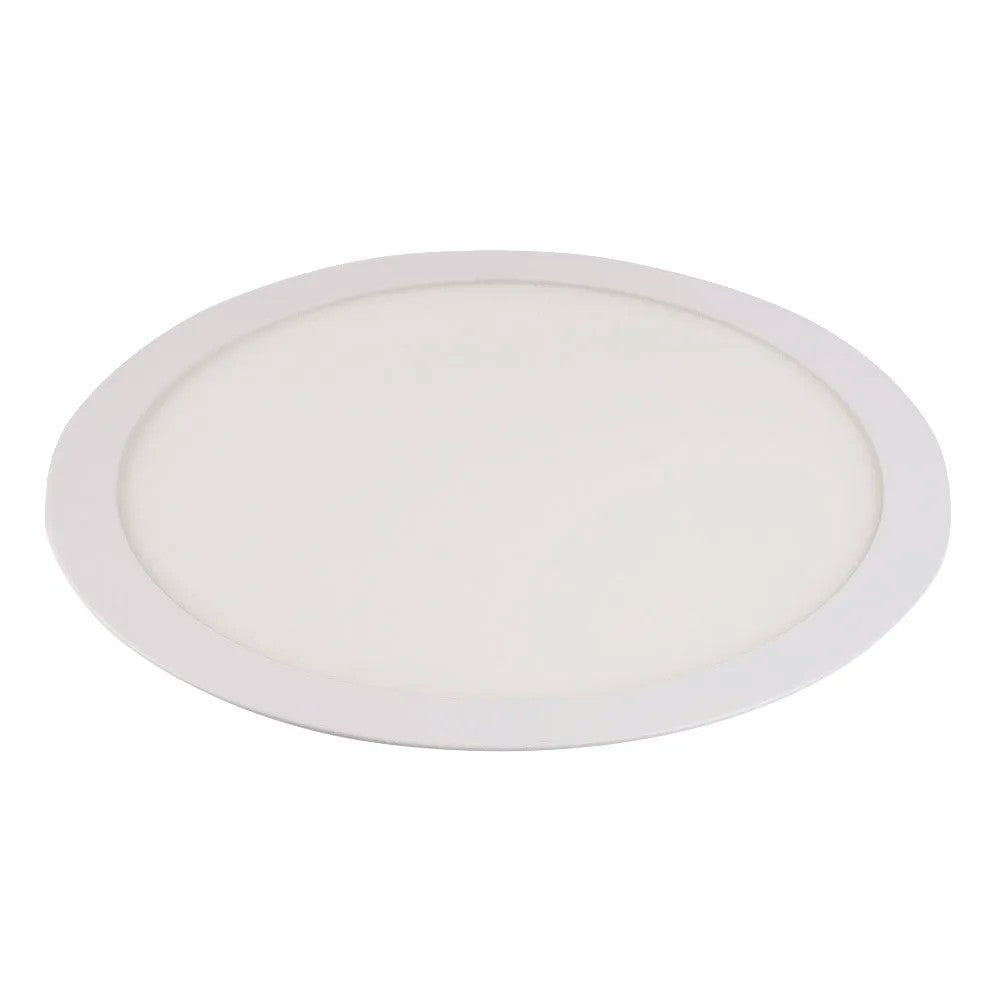 Plafon de led redondo de embutir slim 18w 3000k