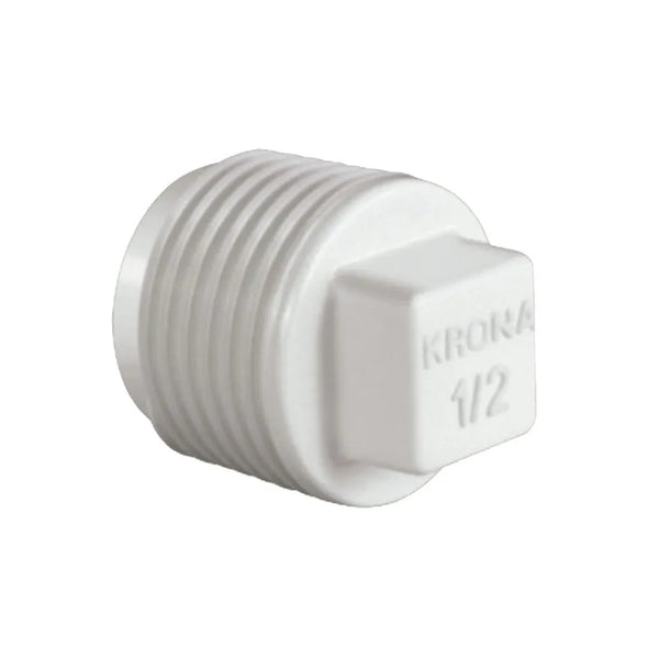 Plug roscavel de pvc 1 polegada para agua fria
