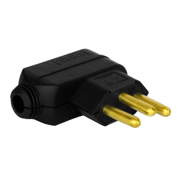 Plugue macho 2 polos e terra 20a