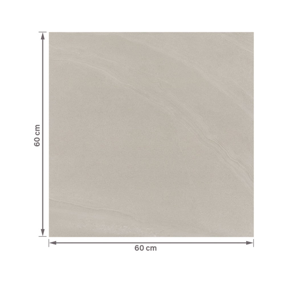 Porcelanato Khali Gris Eliane 60x60cm Externo Esmaltado