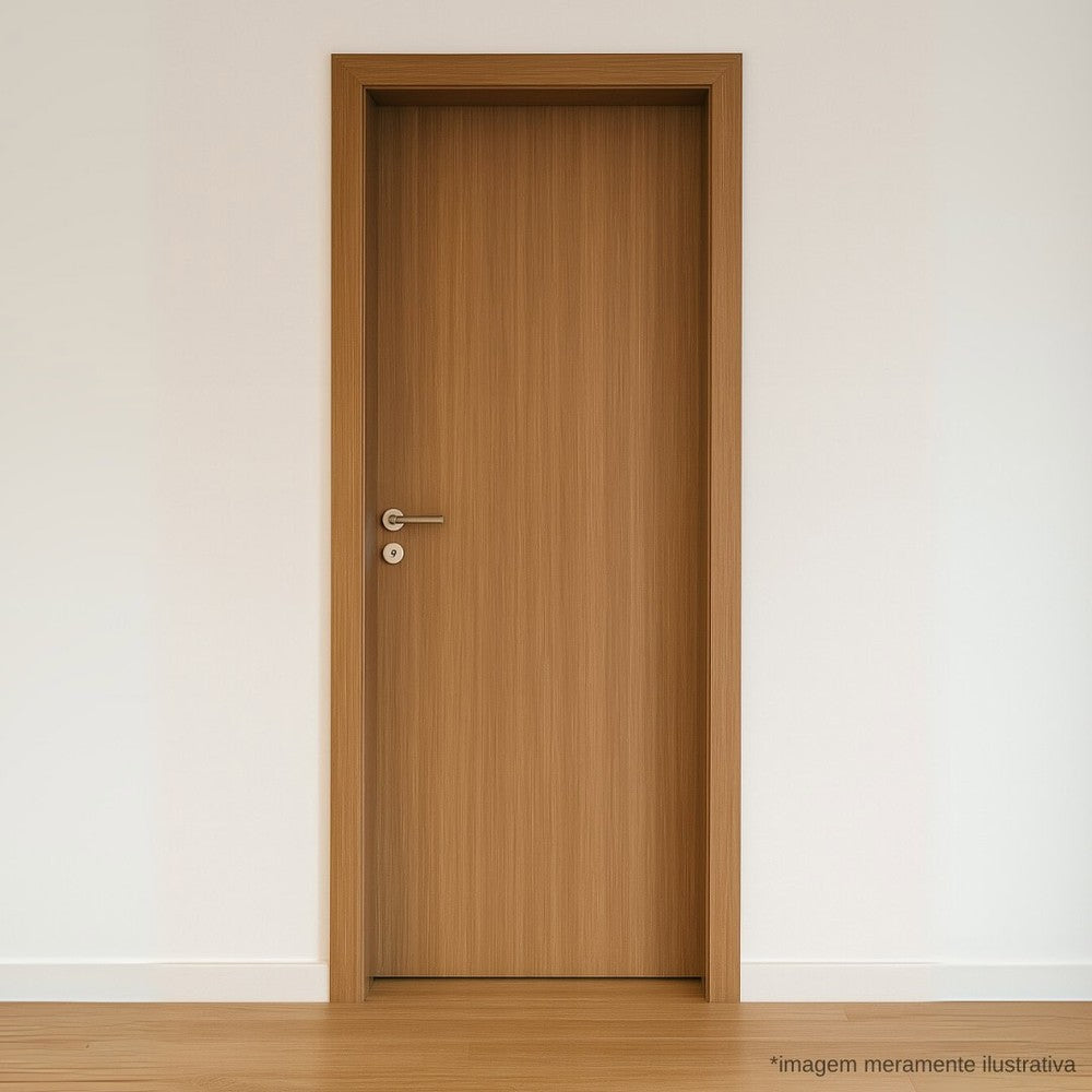Porta interna angelim soca 60cm com batente direita