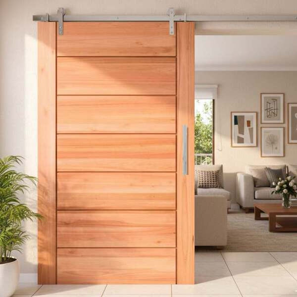 Porta interna de correr 90x210cm direita