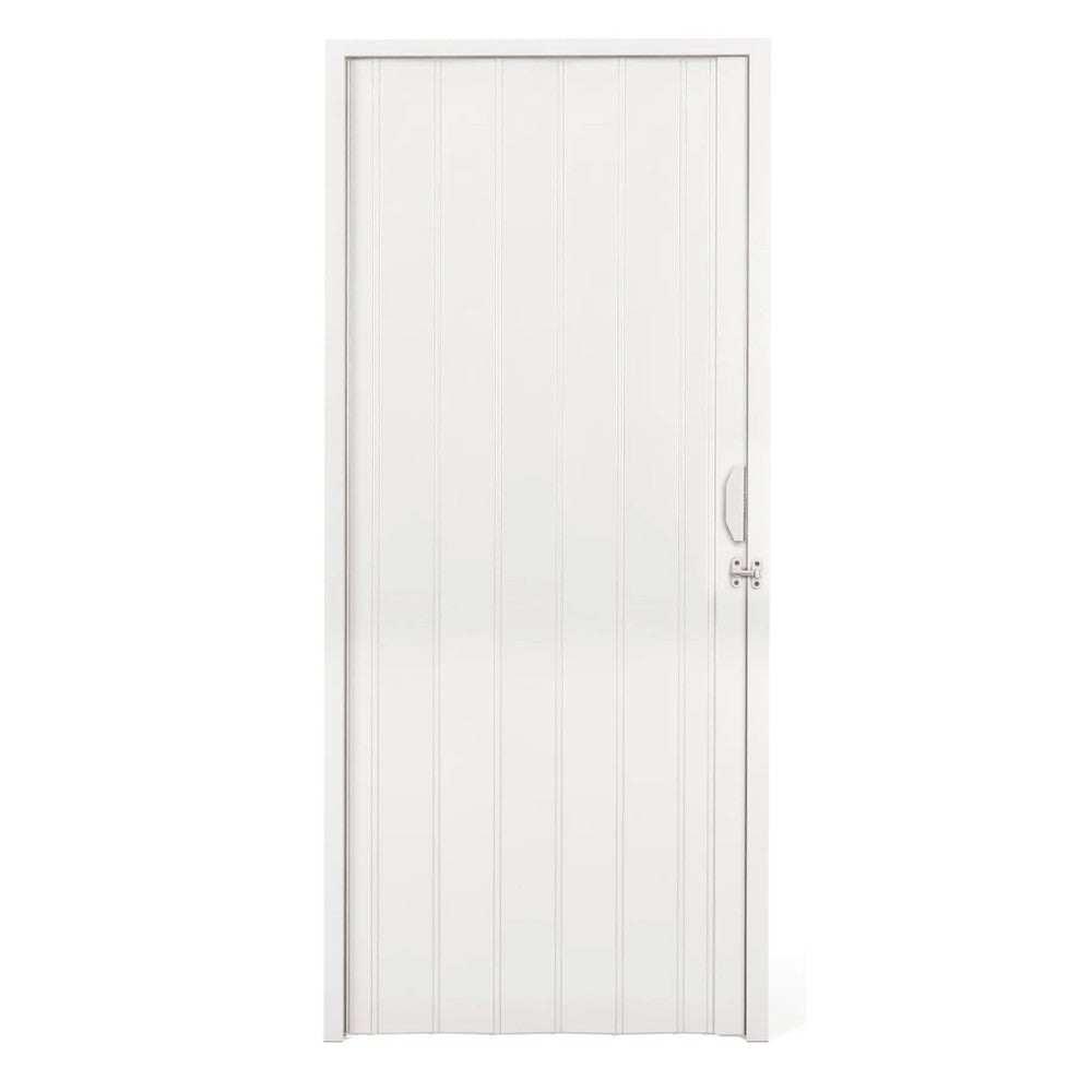 Porta sanfonada em pvc neve 1m x 2,10m