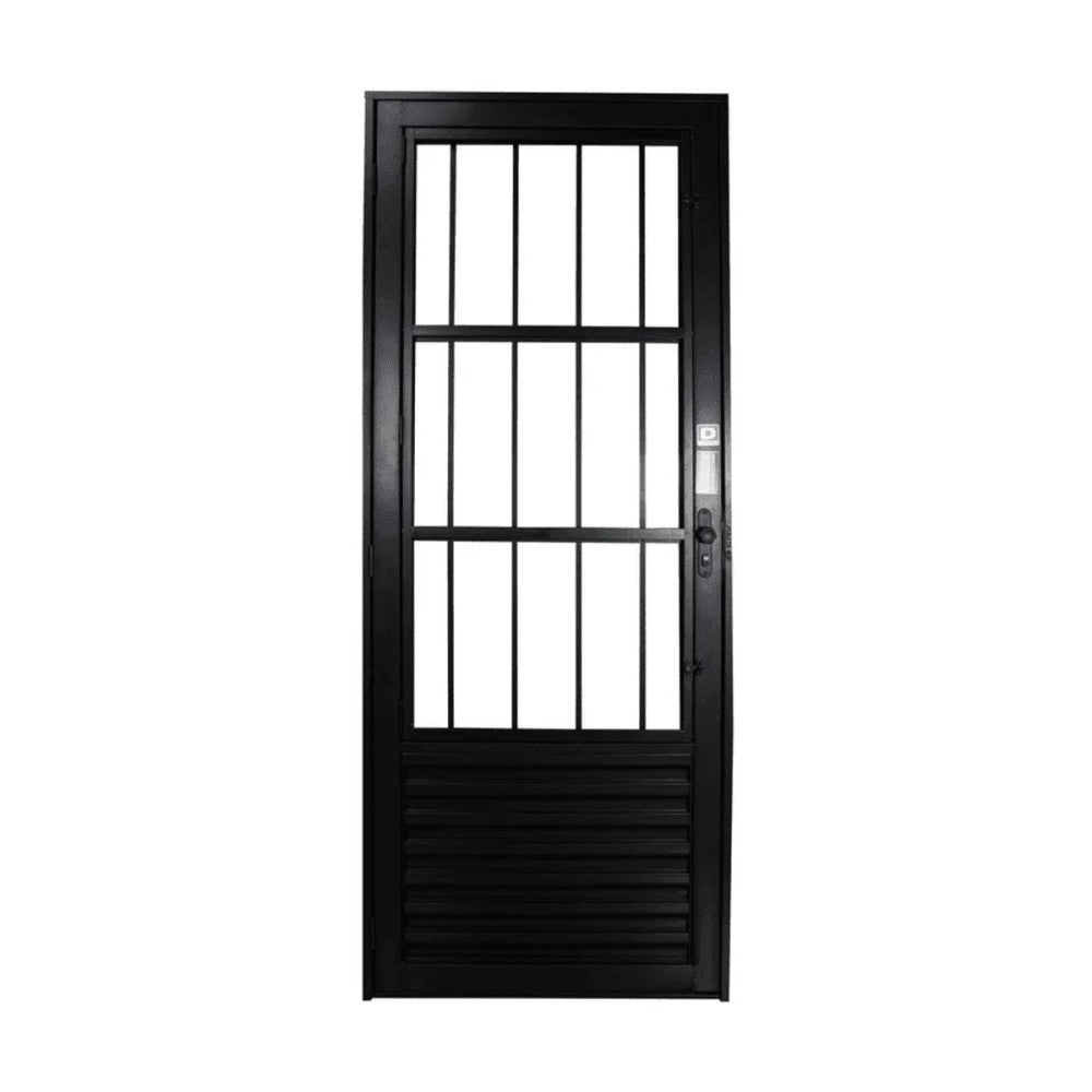 Porta stand alumínio postiga 84x215 esquerda vizard
