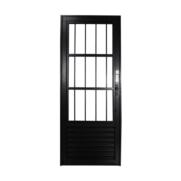 Porta stand alumínio postiga 84x215 esquerda vizard