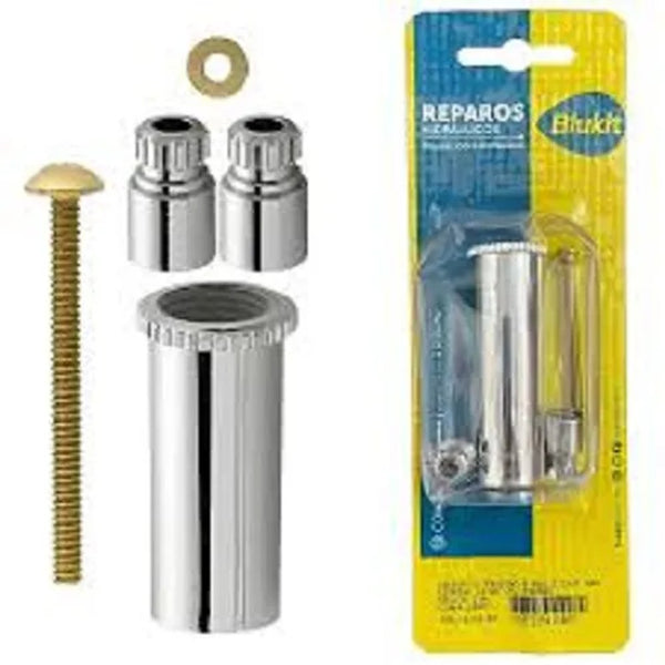 Prolongador para registro 20mm abs cromado