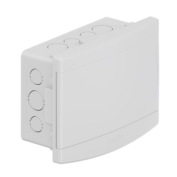 Quadro de distribuição 4 disjuntores 3 linhas embutir
