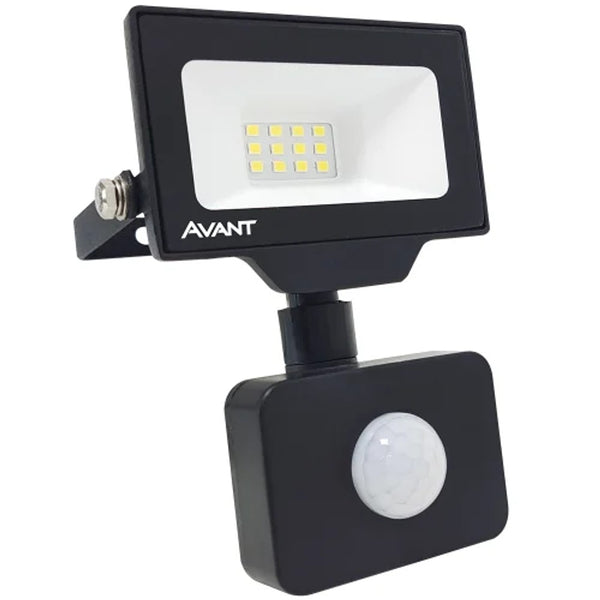 Refletor Led 10w Com Sensor 6500k Preto