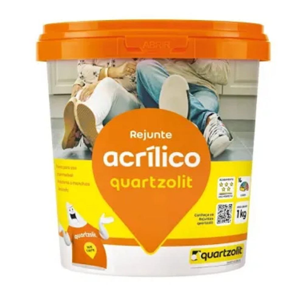 Rejunte acrílico preto 13 kg