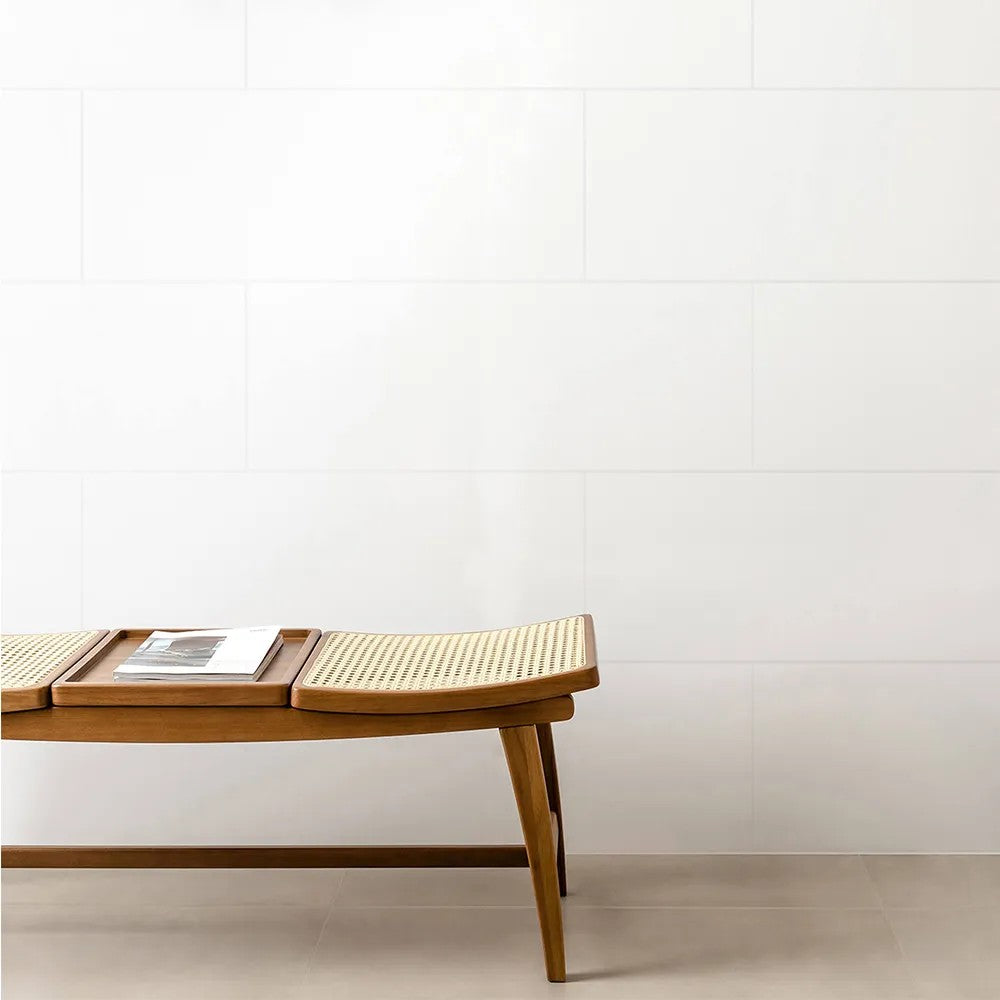 Revestimento Diamante Branco Eliane 30x90cm Acetinado