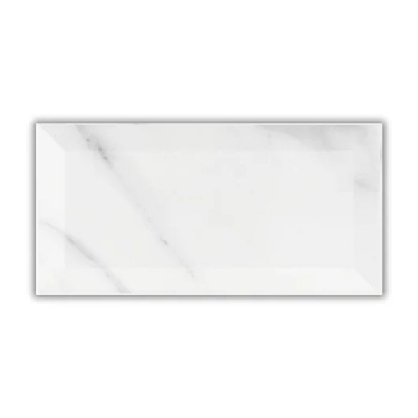 Revestimento Metro Carrara Eliane - 10x20cm - Cerâmica Brilhante