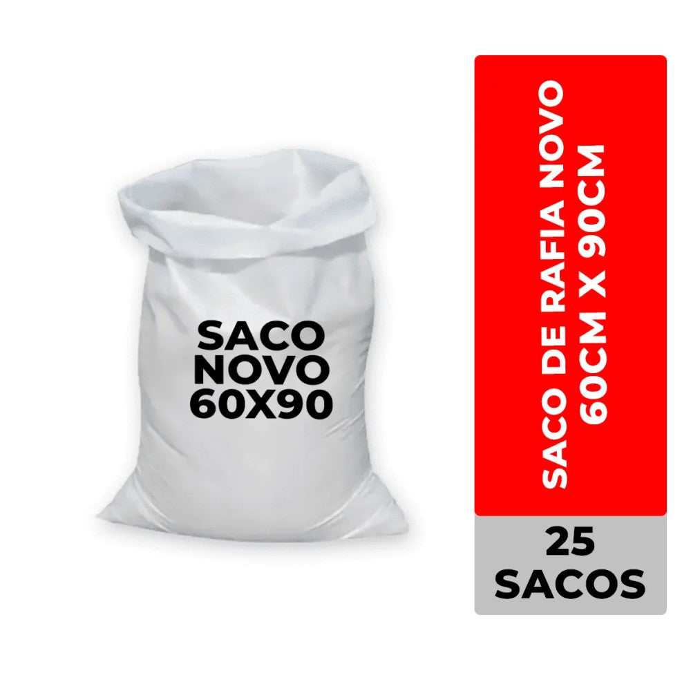 Saco de ráfia para entulho 60x90cm