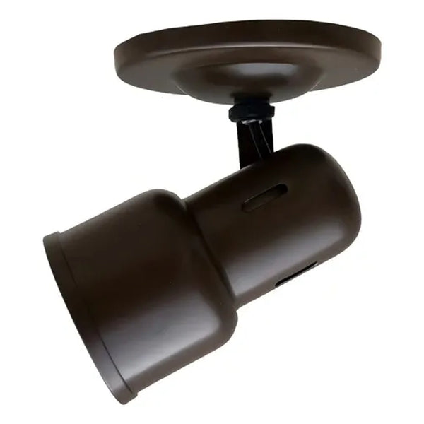 Spot de alumínio new 1 lâmpada preto