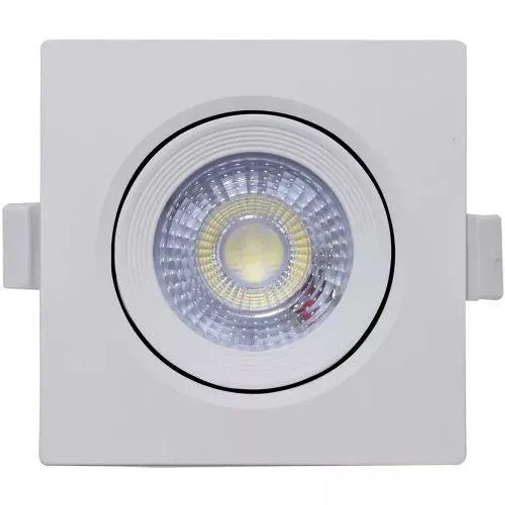 Spot led quadrado 3w 6500k