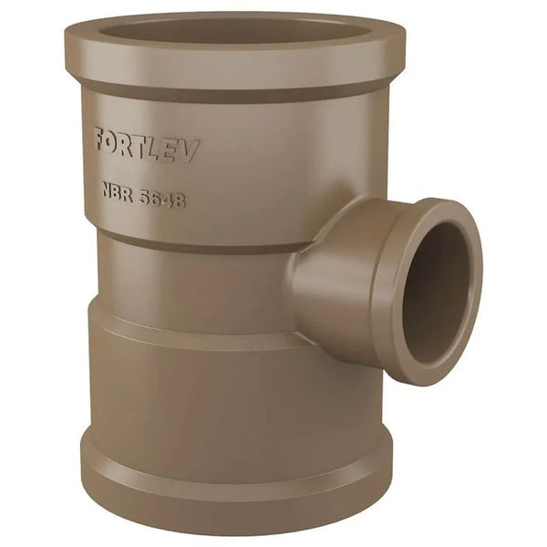 Tê de redução soldável em pvc 25x20mm