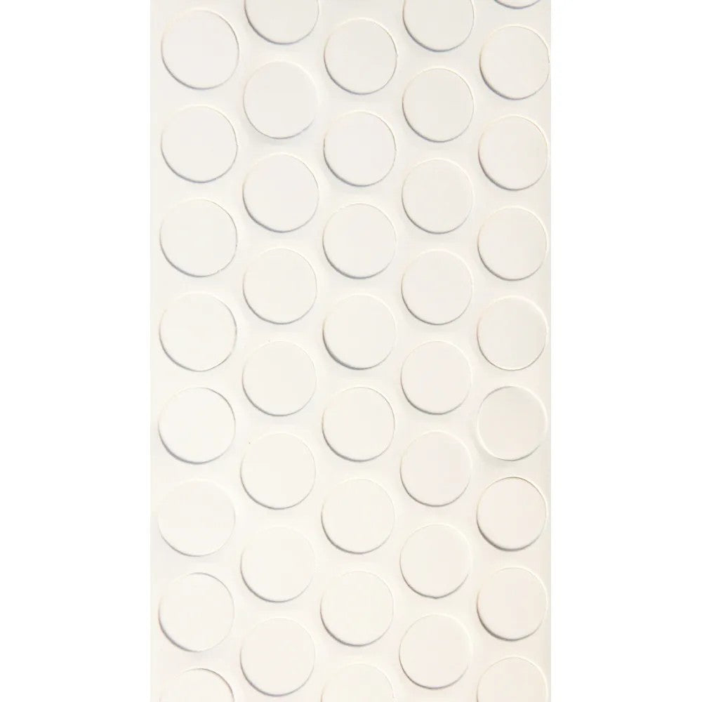 Tapa furo adesivo branco