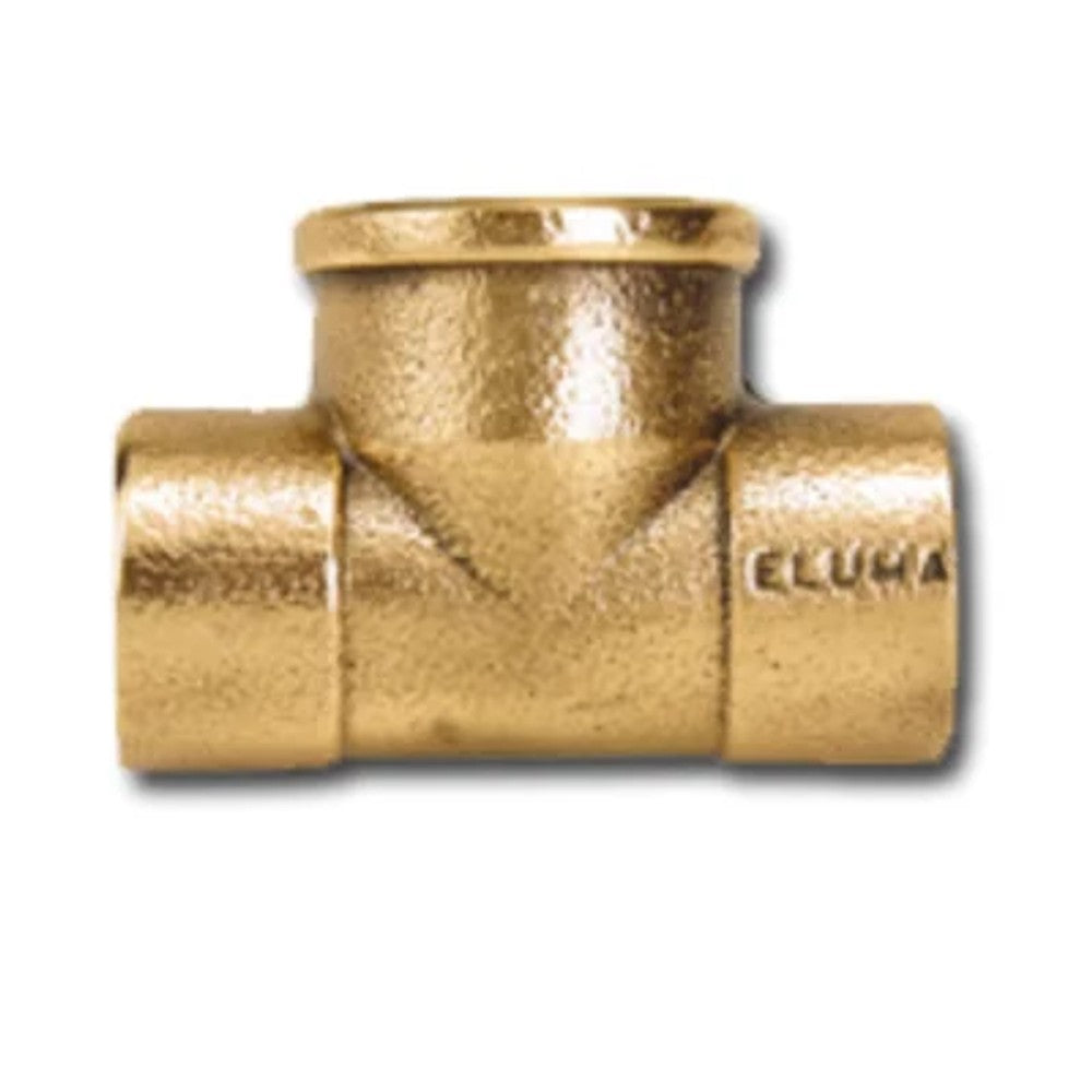 Te de cobre 22mm x 3/4