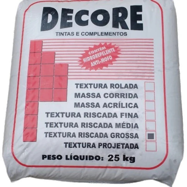 Textura riscada média 25kg