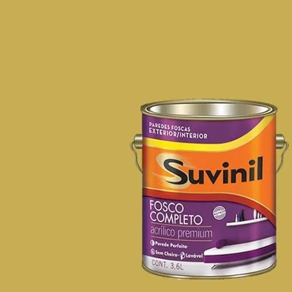 Tinta acrílica standard amarelo siciliano 3,6l