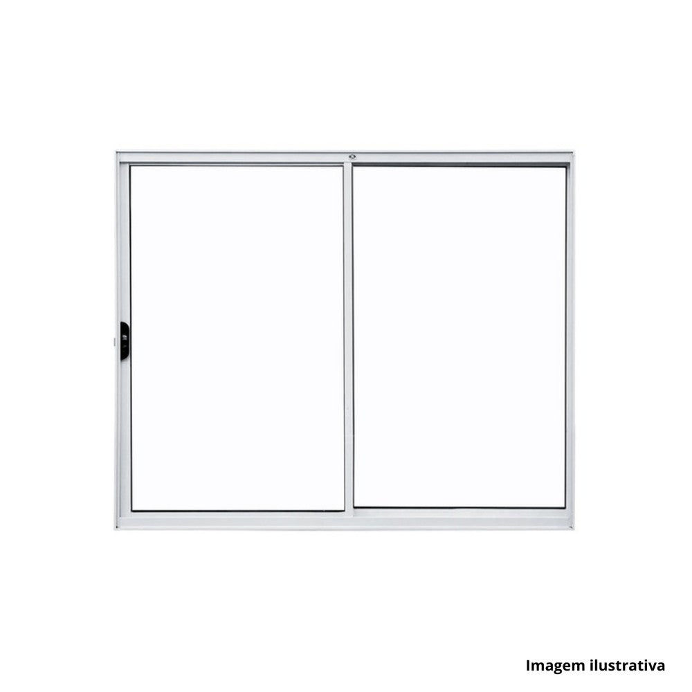 Vitro de aluminio soft 2 folhas 100x150cm