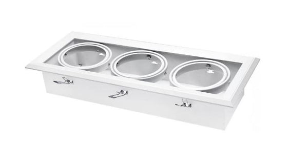 Luminária De Embutir Taschibra Td233 3x50w Para Ar111 Brasilux