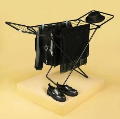 VARAL CHAO C/ABAS SLIM PRETO MOR