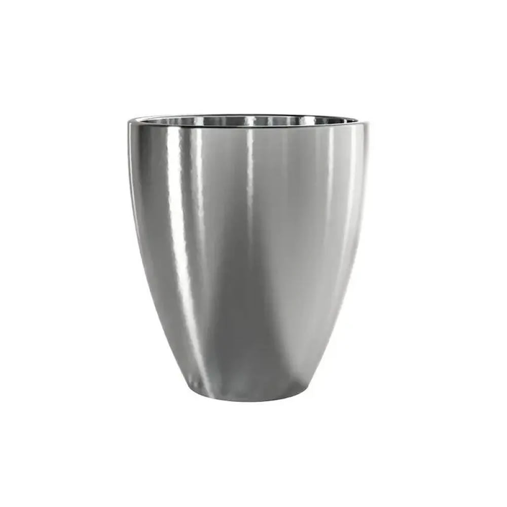 Vaso Cerâmico Frankfurt Prata Japi Pote 14