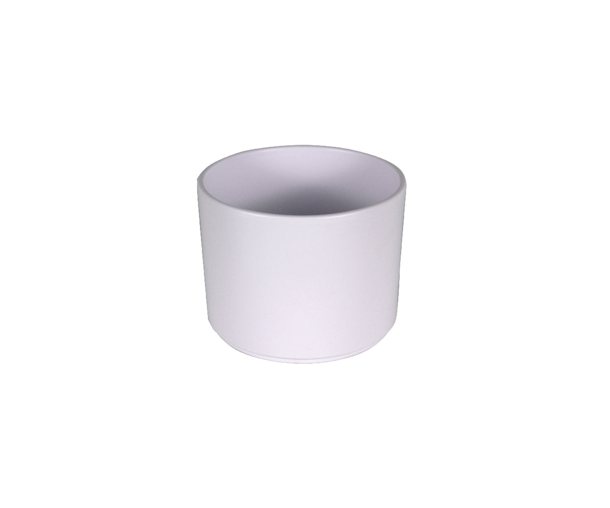Vaso Cerâmico Hanover Branco 13cm Japi