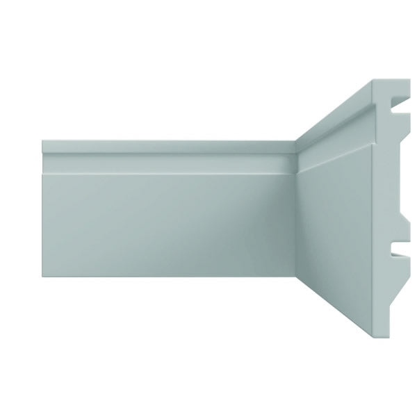 ANGELGRES RODAPE BRANCO FRISADO 100MM 2,4M