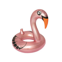 Boia Cisne Perolado Rosa Com Abertura Mor