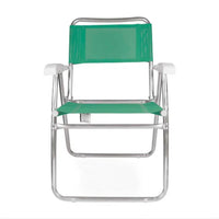 Cadeira Dobrável Mor Master Alumínio Fashion Verde