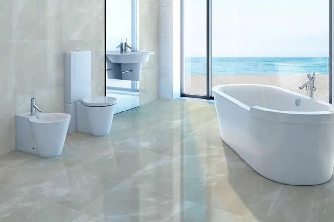 PORCELANATO DELTA 63X63 A FUJI SAND ESM.POLIDO 2,75M2