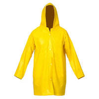 Capa De Chuva Worker Pvc Amarela Com Forro Exg