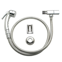 Ducha Higiênica Cromada Jackwal Com Registro E Mangueira 1,2m