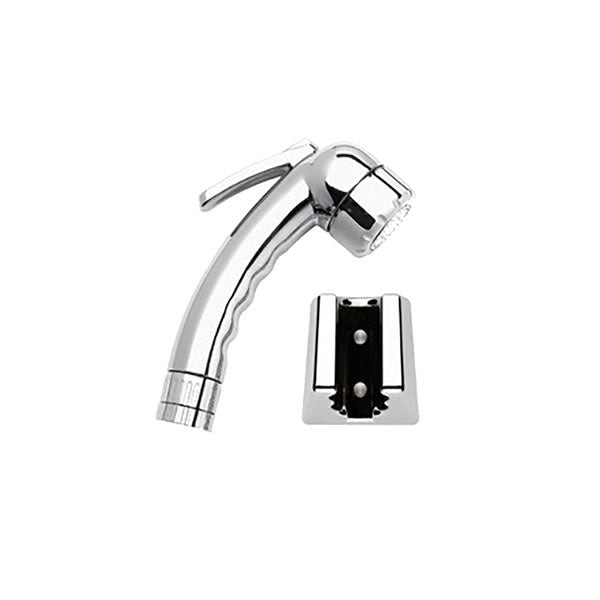 Punho Para Ducha Higiênica Jackwal Cromado Com Trava E Suporte
