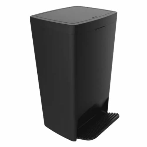 LIXEIRA SMART C/PEDAL PRETO 25L CRIPPA