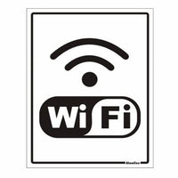 Placa De Sinalização Internet Wi-Fi 15x20cm Amanda Silva