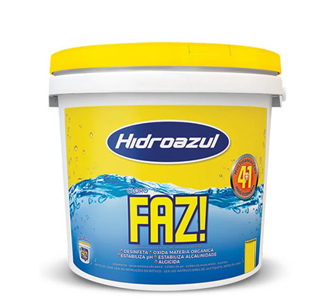 Cloro Granulado Hidroazul Faz Bd 4 Em 1 25kg