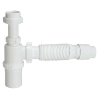 Sifão Sanfonado Universal com Copo Branco Astra