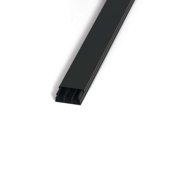 CANALETA PVC PRETA MINICANAL HTA5020 2MT