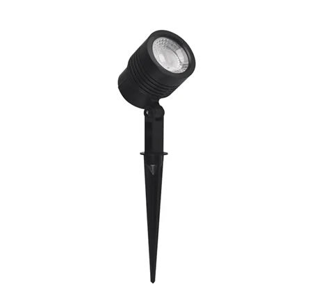 Espeto De Jardim Led Taschibra Noir Mr11 3w 6500k